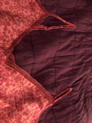 Pink and red negligee - pink,