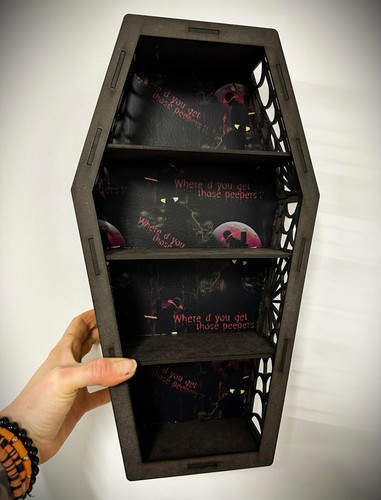 Coffin shelving cobweb - shelving,