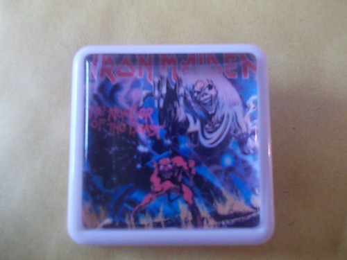 Iron maiden album badges - 3,