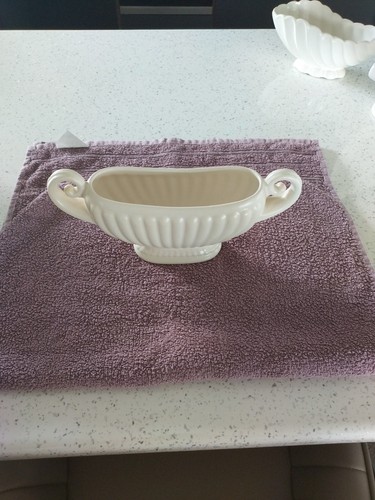 Vintage ivory mantel vase - vase, 27cm