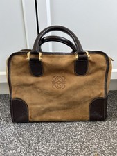 Vintage Loewe Amazona 30 Suede Bag 