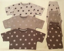 NEXT Boys 6-7 Years Star Pattern Pyjamas Set x 3 100% Cotton
