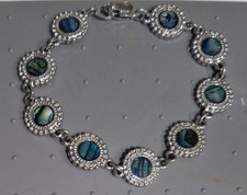 Vintage Silver And Abalone
