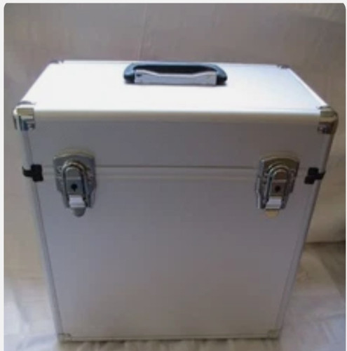 Record box silver - dj, vinyl