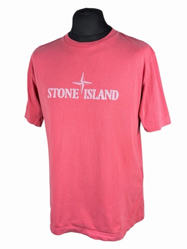 Stone island logo print - print, t