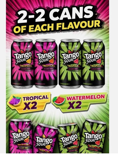 Tango sours sugar free - sugar, drink