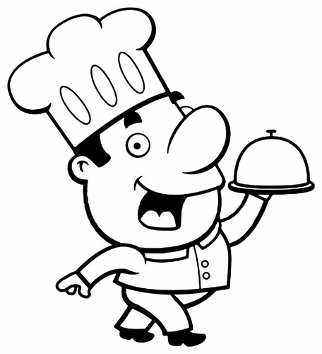 Chef decal burger van - 8,,