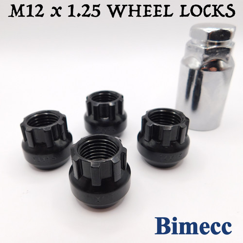 Locking wheel nuts m12x1 - wheel,