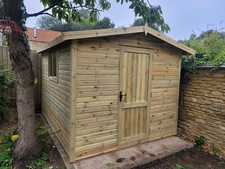 10x8 wooden workshop tanalised - wooden,