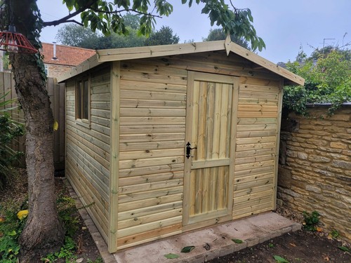 10x8 wooden workshop tanalised - 10x8,
