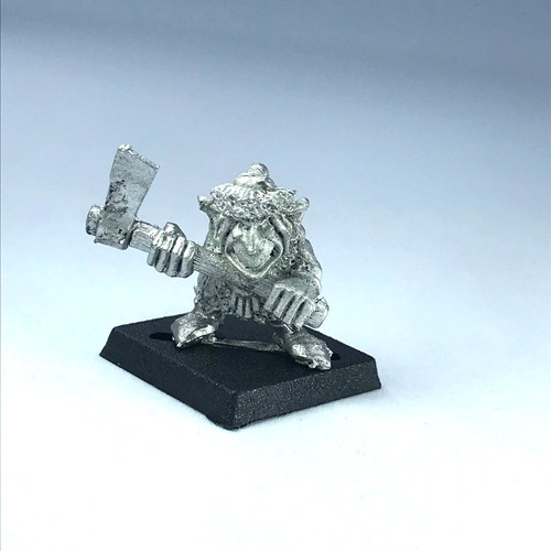 Forest goblin with axe dated - forest,