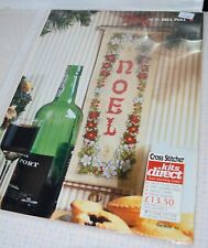 CROSS STITCH  NOEL BELL PULL