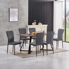 OAK Effect Dining Table Set