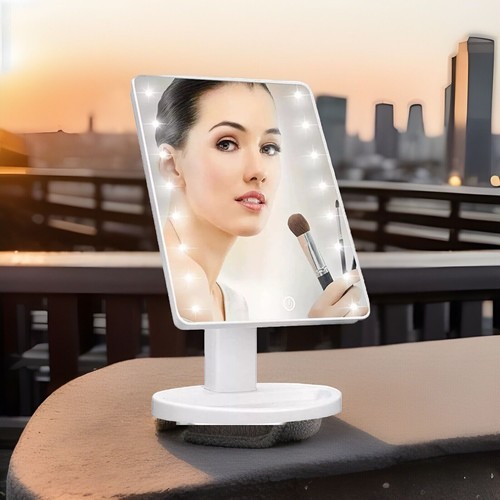 Led touch mirror makeup lights - led,