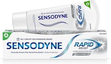 Sensodyne Sensitive Toothpaste Rapid Relief Whitening  75ml