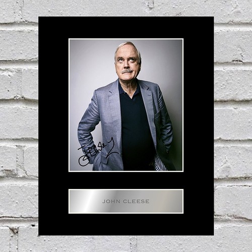 John cleese signed mounted - cleese,