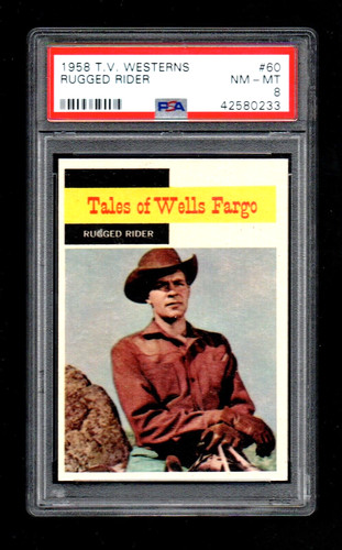 1958 topps westerns 60 - westerns, #60