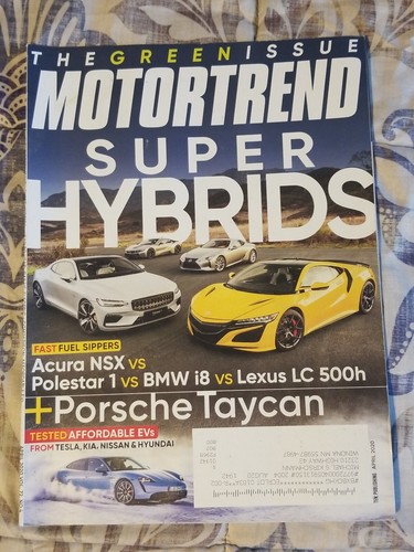 Motor trend magazine - motor, april