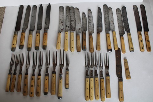 Antique 1860s sheffield bone - antique,