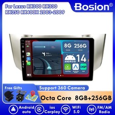 Android14 For Lexus RX300 RX330 RX350 RX400H Car Stereo GPS SAT NAV Carplay 256G