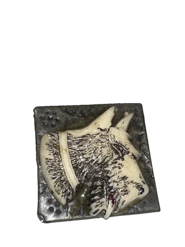 Vintage pewter lucite scottie - vintage,