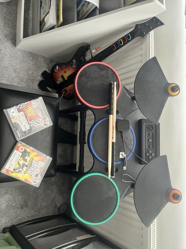 Guitar hero drum set - guitar, sony