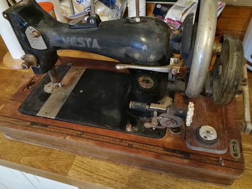 Early vintage vesta - vintage, hand