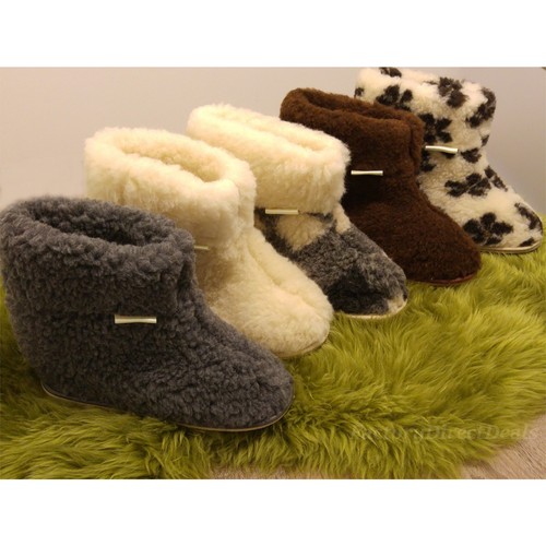 Hard sole natural - sheep, wool