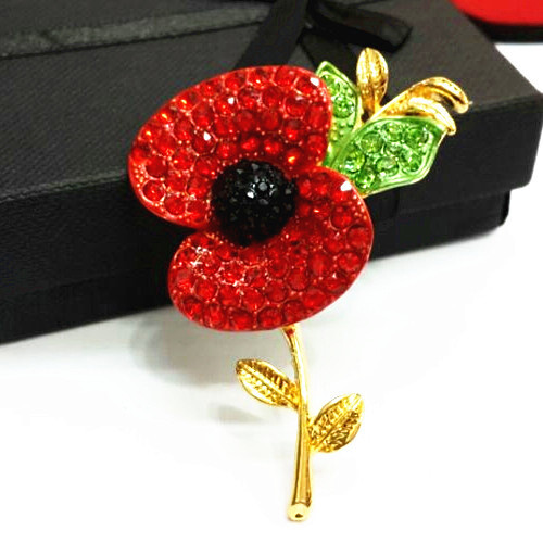 Crystal enamel pin brooch - pin,