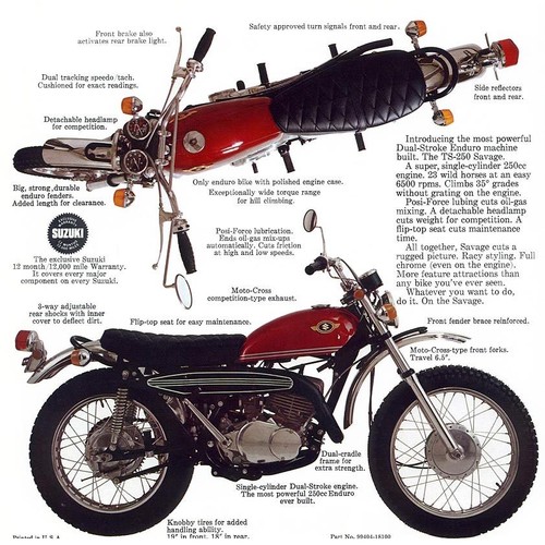 1969 suzuki 250 - 1969, ts-250