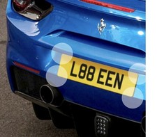 Private Plate L88 EEN Reg Number Plate