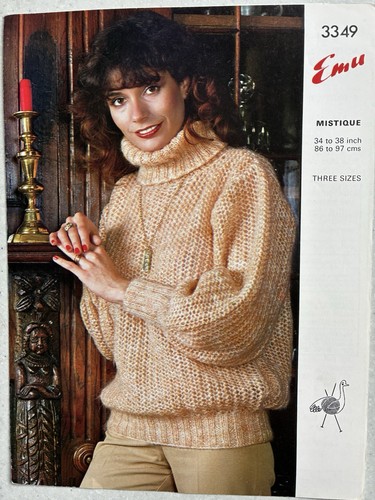 Emu vintage knitting - emu, pattern