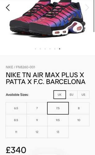 Nike air max - plus, x