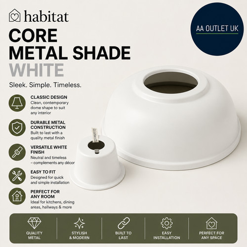 Habitat core metal - habitat, white