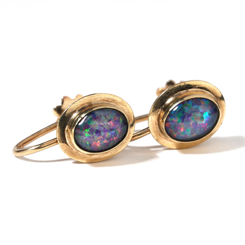 Vintage australian black opal - vintage,
