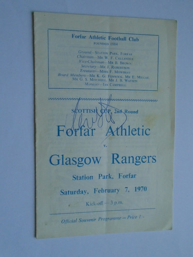 Forfar athletic rangers - forfar,