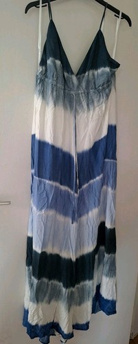 Apricot womens blue tie - tie, dye/