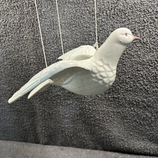 Rare Hanging Dove Bird - White