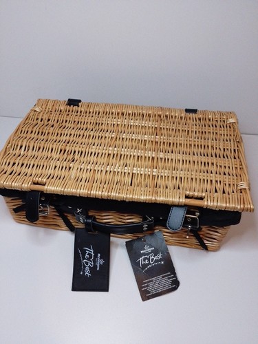 Hamper basket with black liner - hamper,