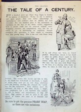 Antique Old Print 1890