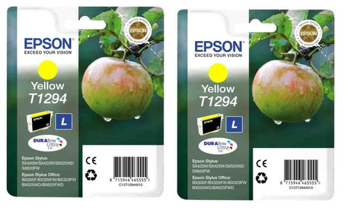 Genuine epson t1294 - 2x, yellow