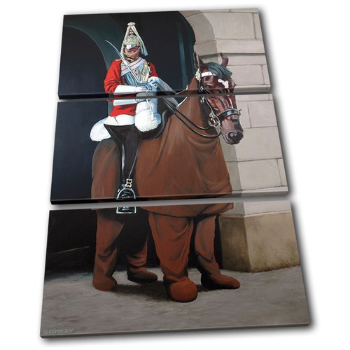 Panto horse guard - horse, banksy