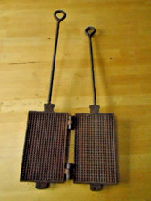 waffle iron biscuit maker Antique cast iron