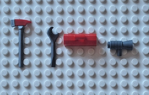 Lego tool box - tool, box-firemans