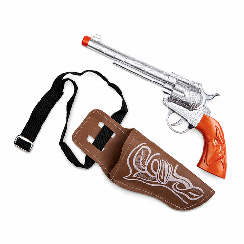 Cowboy gun and holster - gun, fancy