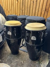 Pearl Percussion Primero Series Congas Black With Bags