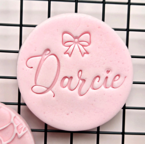 Custom name cookie stamp - custom, with