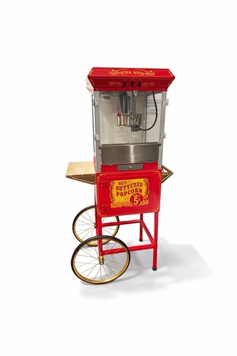 Nostalgia popcorn machine cart - nostalgia,