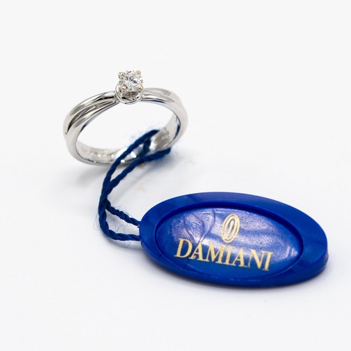 Damiani solitaire ring - , with
