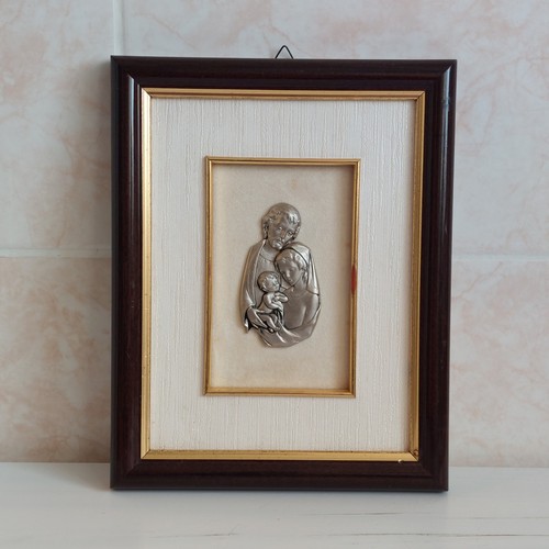 Vtg holy family - holy, plaque